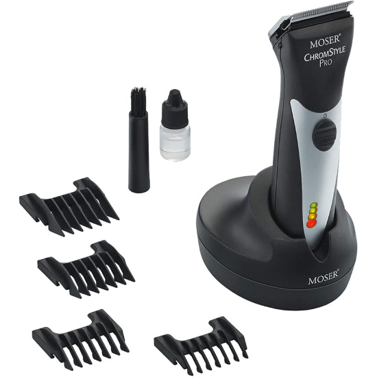 Moser ChromStyle Professional Cord/Cordless Hair Clipper, Black #1871-0181