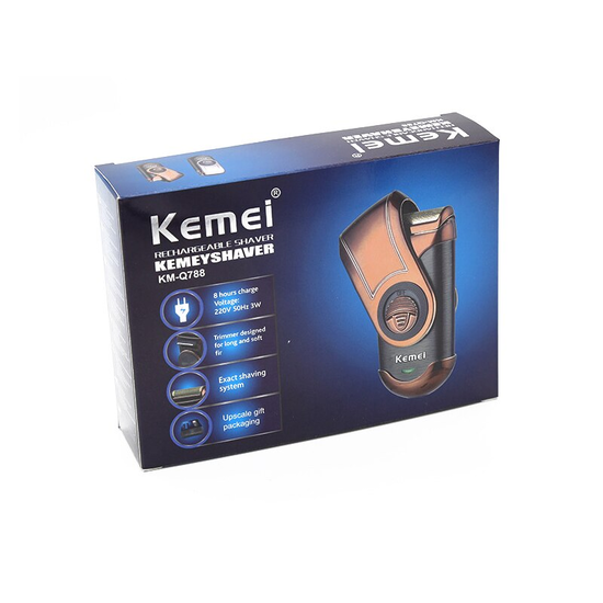 Kemei Electric Rechargeable Reciprocating Shaver KM788