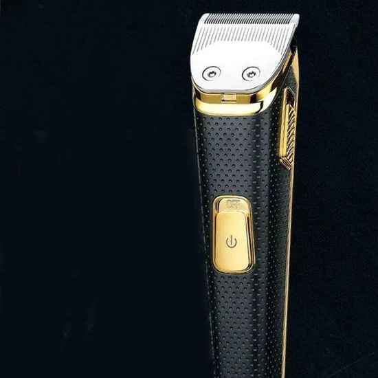 Kemei professional Anti-Slip stripe USB rechargeable engraving hair clipper #KM-6366