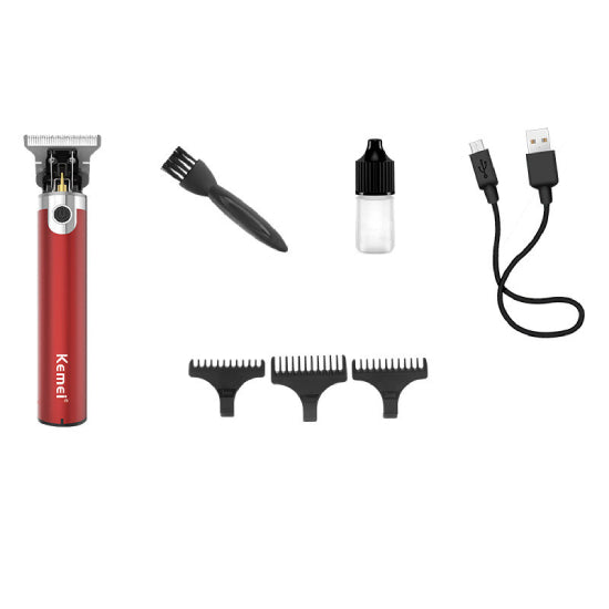 Kemei Electric Hair Clipper Metal Hair Trimmer Hair Carving Cutter Professional Hair Clipper For Barbers #KM-700C