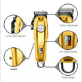 Kemei KM-1984 Hair Clipper LCD Electric Hair Trimmer Powerful Haircut Machine Men Hair Removal #KM-1984