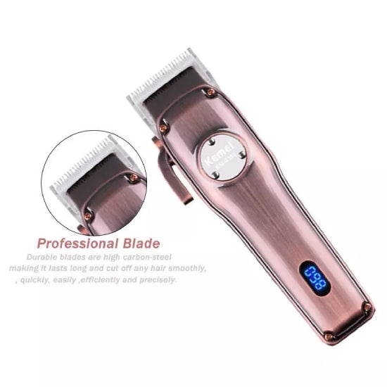 Kemei Electric Fader Charging Liquid Crystal Display Electric Hair #KM-9350