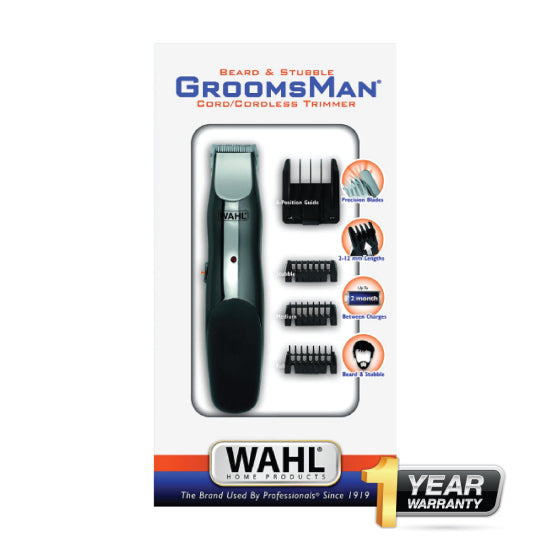 WAHL Beard & Stubble Trimmer Rechargeable Cord/Cordless #9918-1427