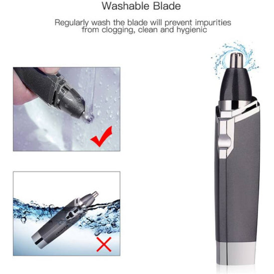 Kemei Hair Trimmer for Nose/Beard/Eyebrows/Close Shave - 6512