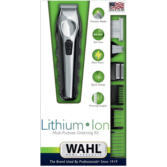 Wahl All in One Lithium Ion, Multi Purpose Grooming Kit #9888-1227