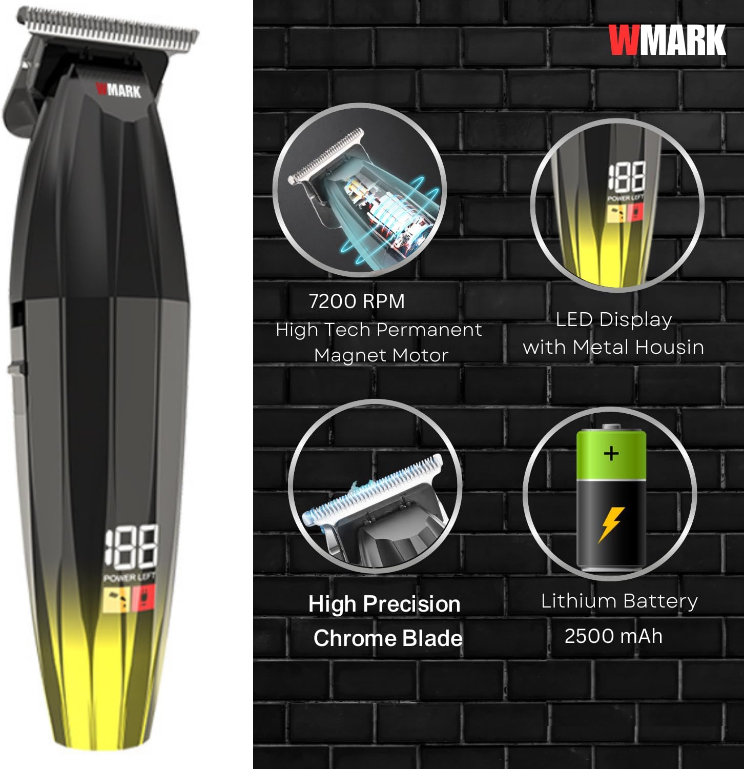 WMARK NG-311 Rechargeable Trimmer