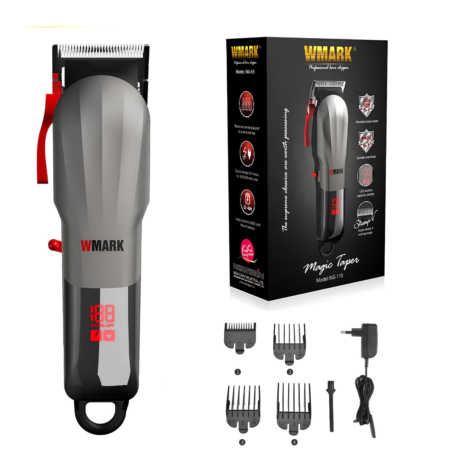 WMARK NG-115 Rechargeable Hair Clipper