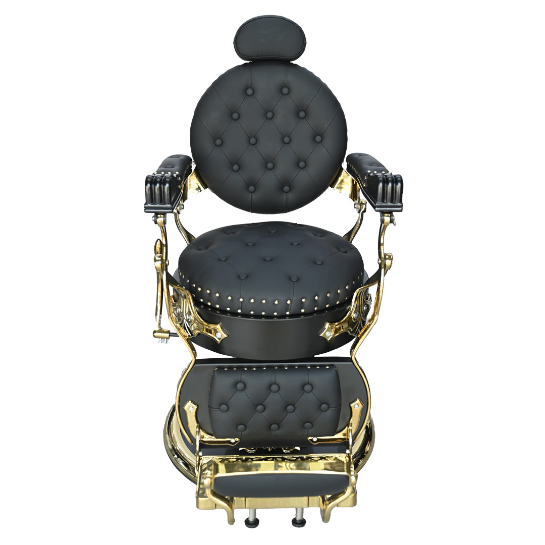 Perfect Active  BARBER CHAIR BLACK & GOLD LT858BG