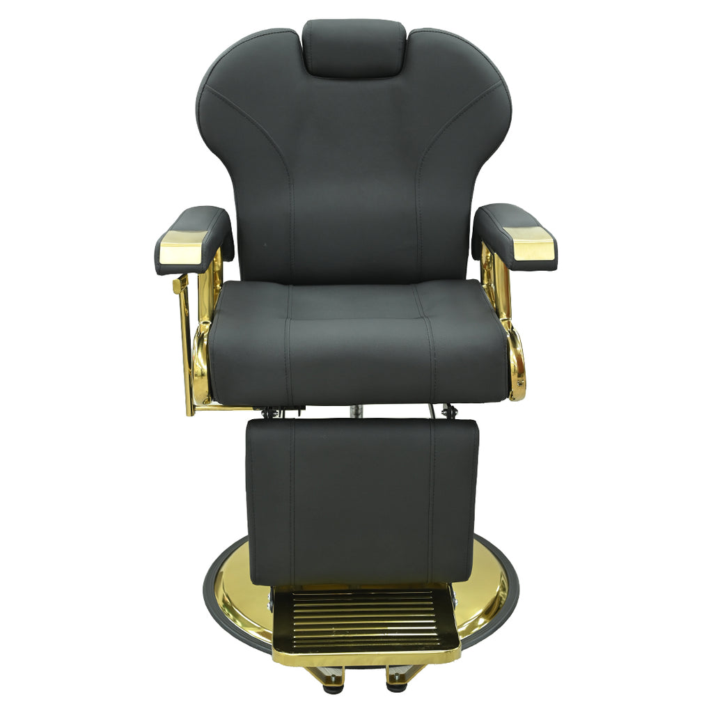 Perfect Active  BARBER CHAIR BLK & GOLD LT870BG
