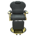 Perfect Active  BARBER CHAIR BLK & GOLD LT870BG