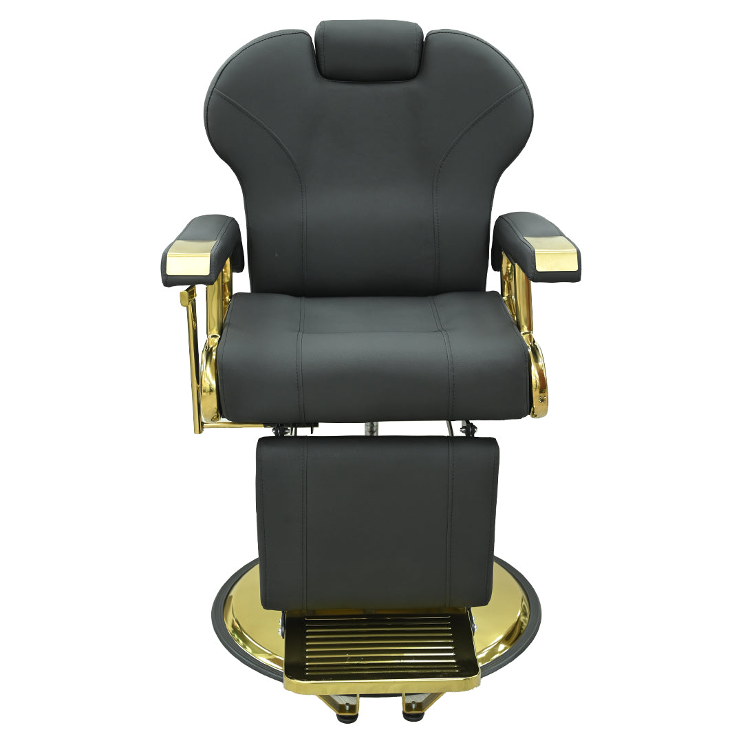 Perfect Active  BARBER CHAIR BLK & GOLD LT870BG