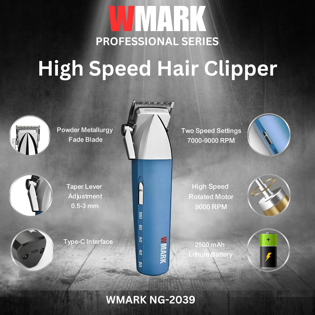 WMARK RECHARGEABLE HAIR CLIPPER NG-2039SET