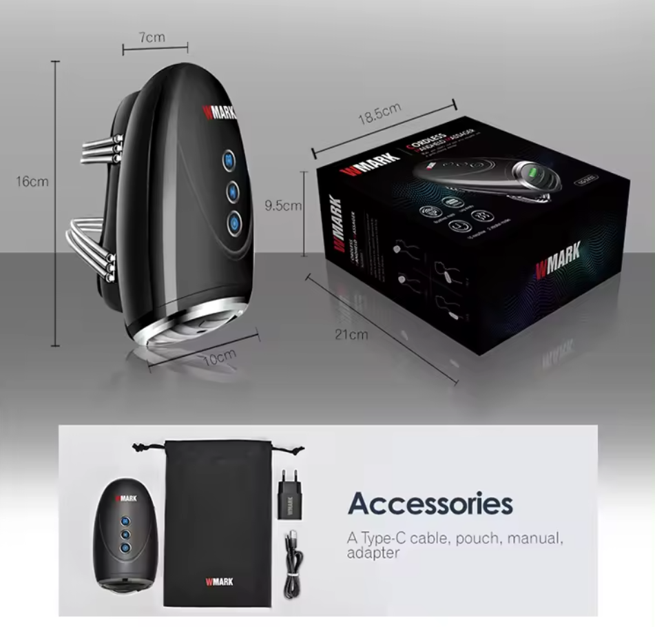 WMARK NG-SM001 Cordless Handheld Massager