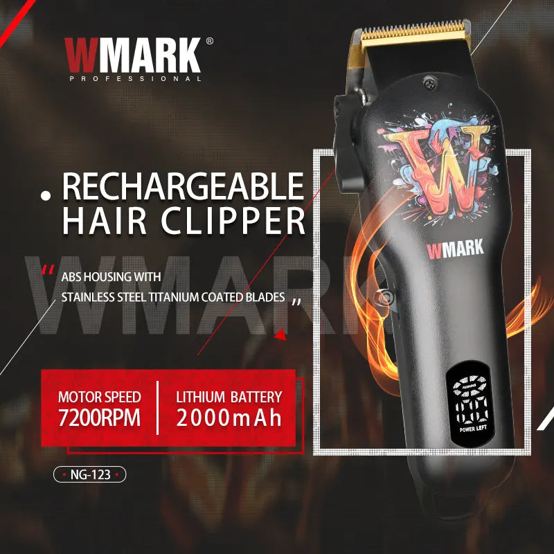 WMARK NG-123 Rechargeable Hair Clipper