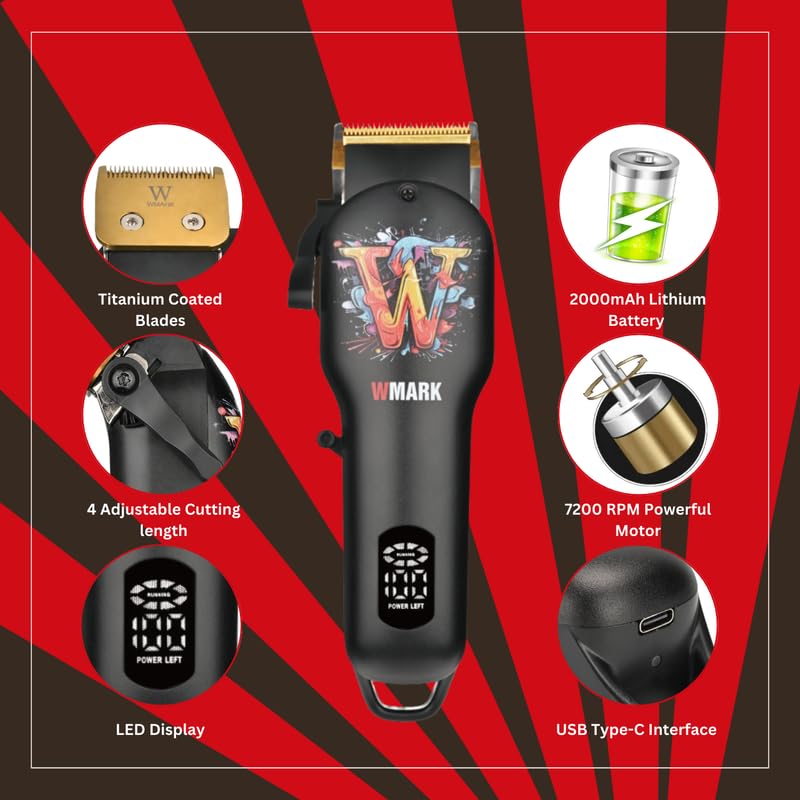 WMARK NG-123 Rechargeable Hair Clipper