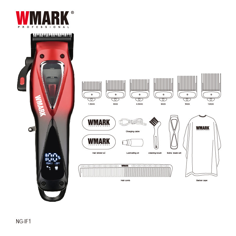 WMARK INFINITY VECTOR MOTOR HAIR CLIPPER NG-IF1