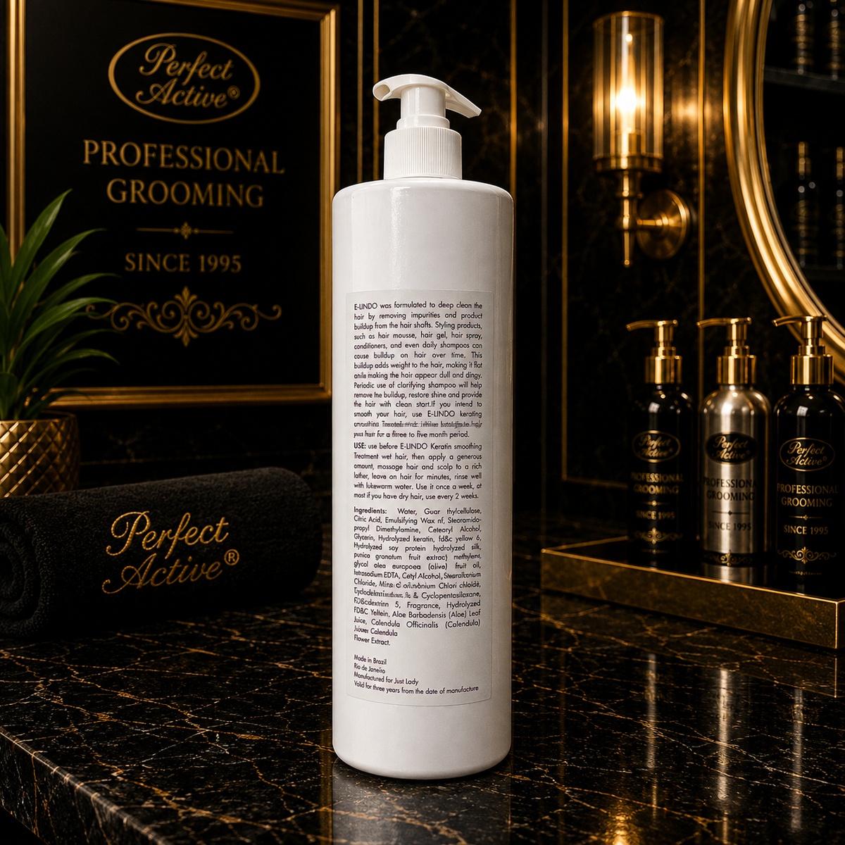 E-Lindo Protein Hair Shampoo P1 – Professional Hair Care Shampoo