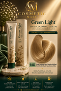 Green Light Hair Coloring Cream 9.003 Warm Very Light Blonde | Professional Permanent Hair Color