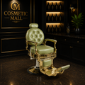 Luxury Barber Chair – Green &amp; Gold