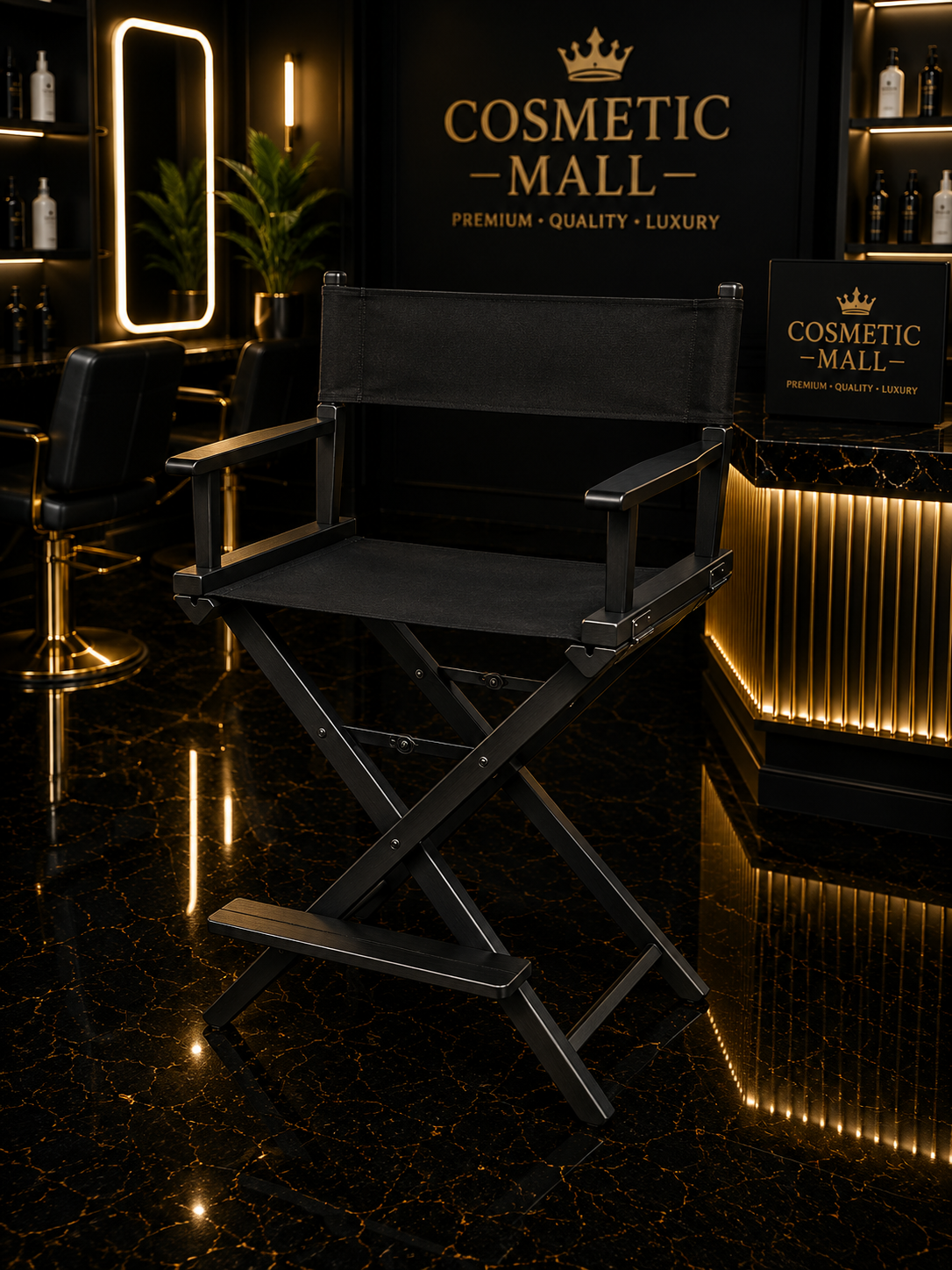 Make Up Chair Black MY (2pcs/ctn) 580*430*1410