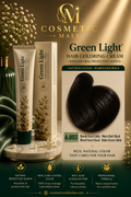 Green Light Hair Coloring Cream 6.003 Warm Dark Blonde | Professional Permanent Hair Color