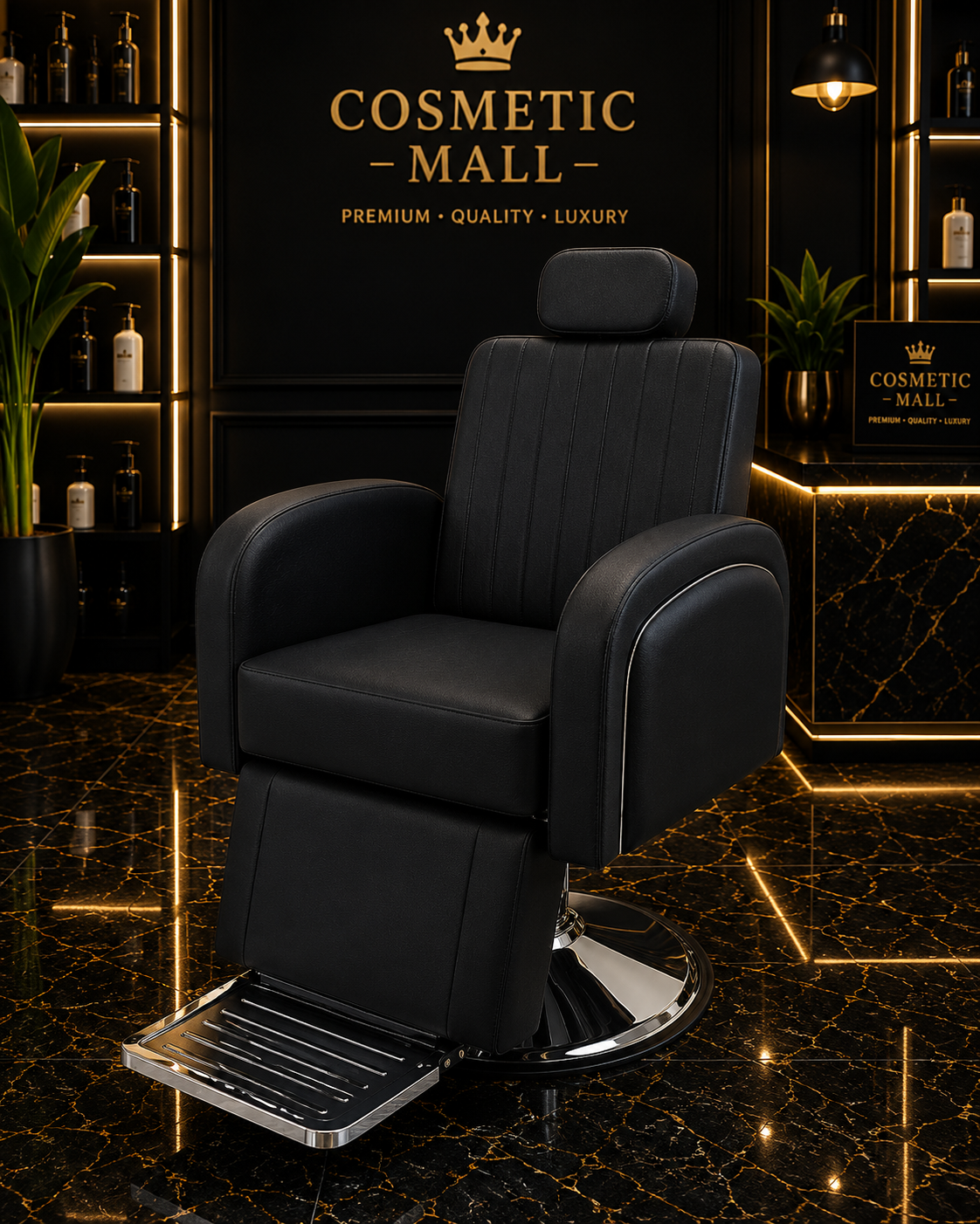 Perfect Active Professional  Salon Barber Chair Black