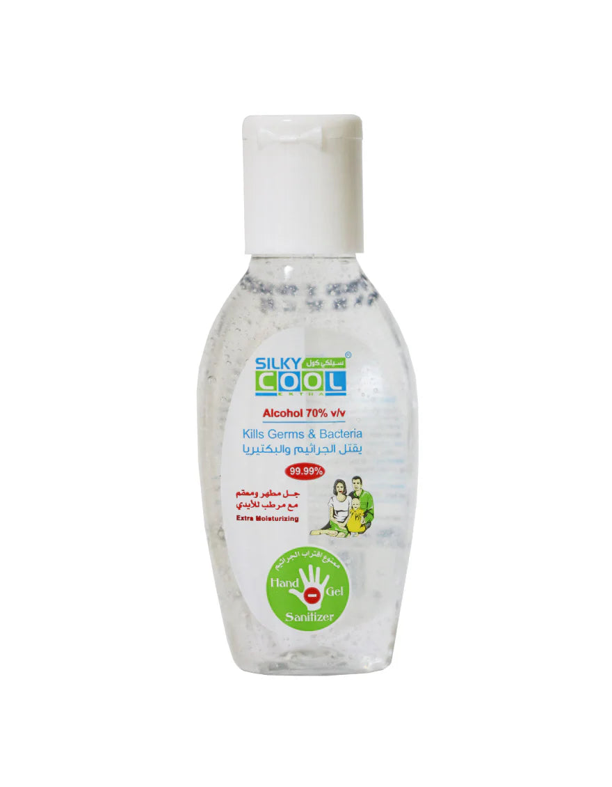 Silky Cool Hand Sanitizer Gel 50 Ml With Flip Cap- Green