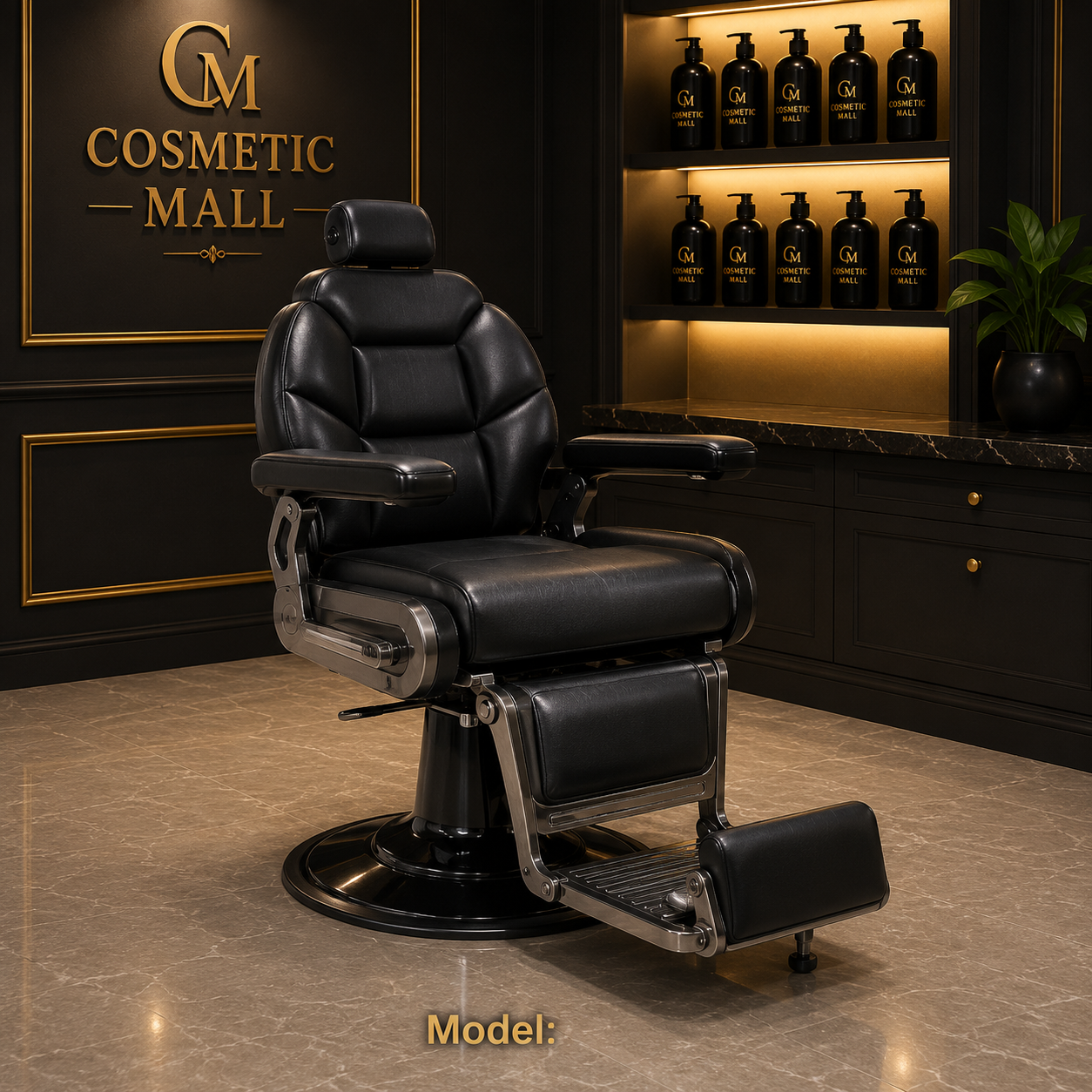 Luxury Reclining Barber Chair