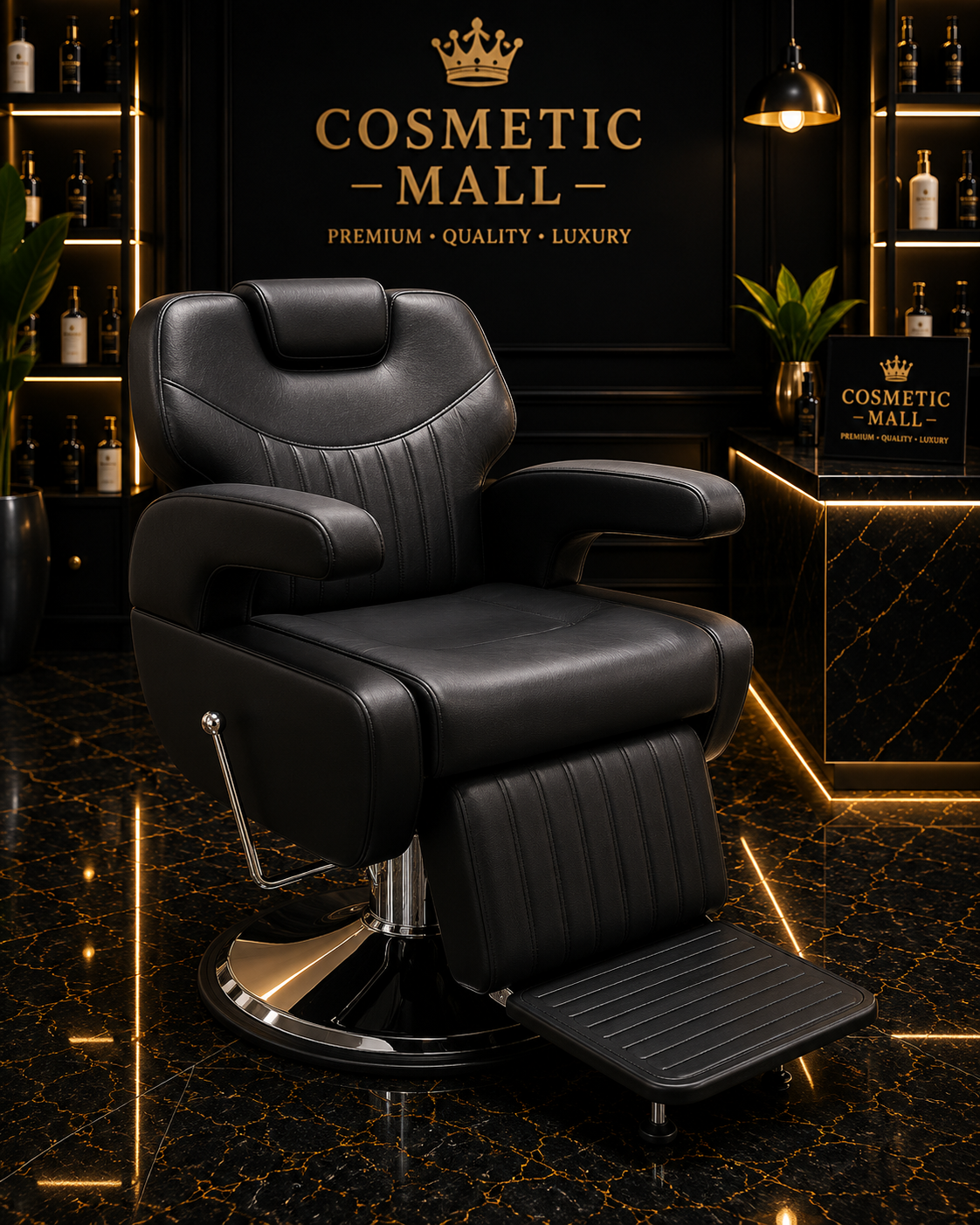 Perfect Active Professional  Salon Barber Chair Black