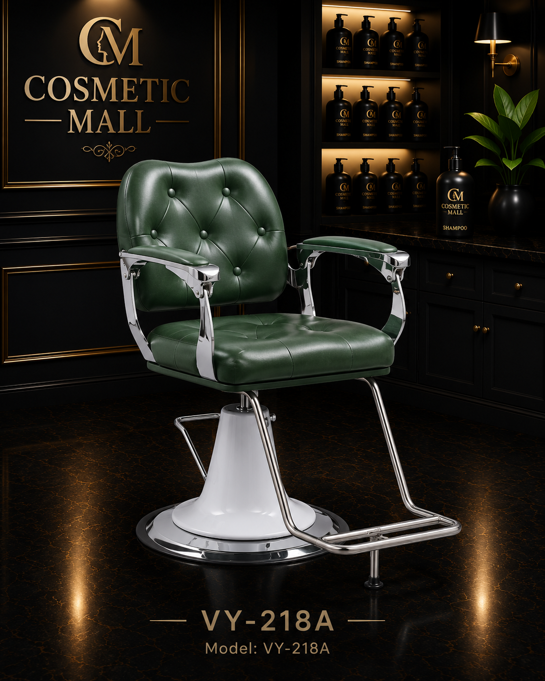VY-218A Premium Vintage Hydraulic Salon Styling Chair