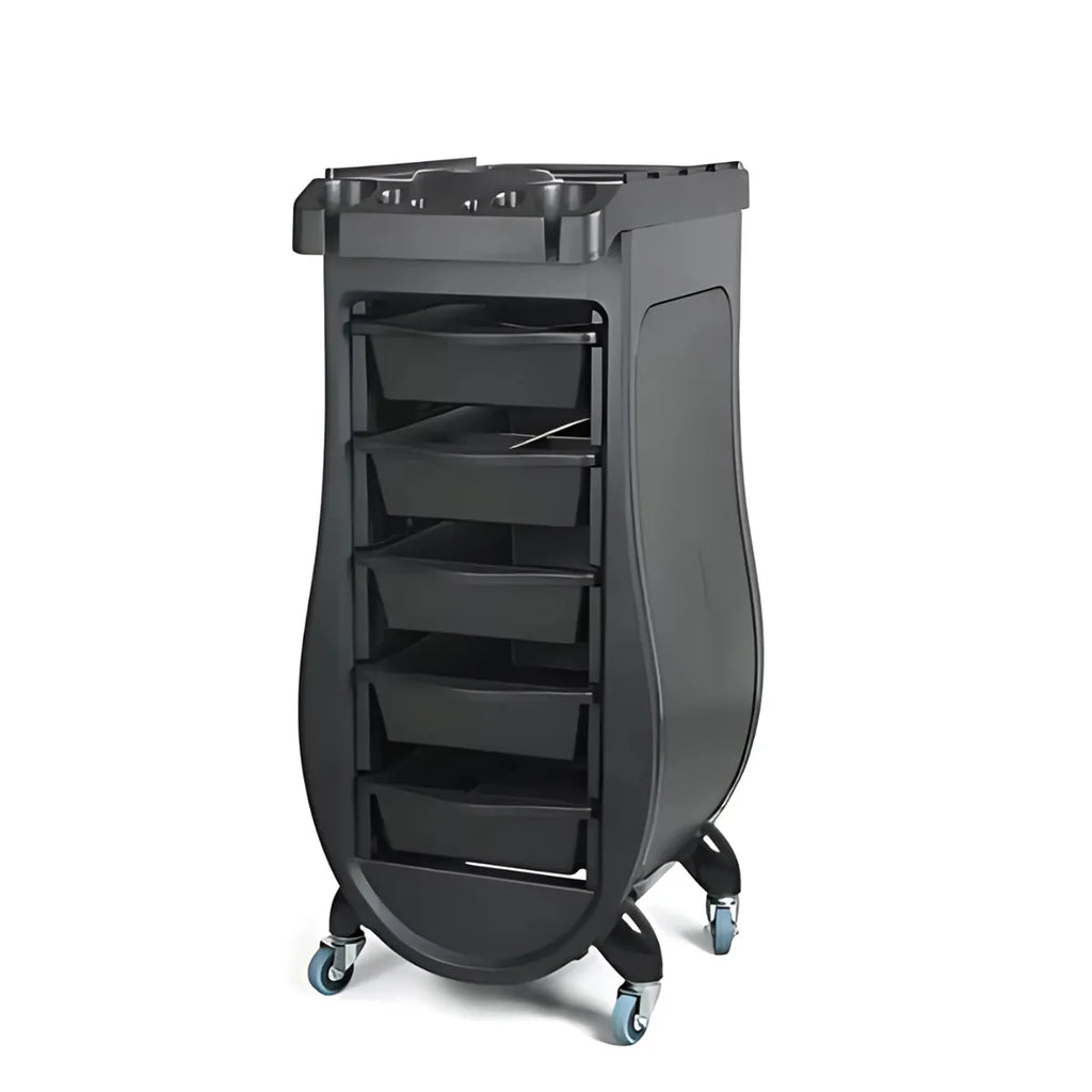 PERFECT ACTIVE  Trolley MA-3201A – Professional Salon Storage Cart with Metal Frame & 5 PVC Drawers