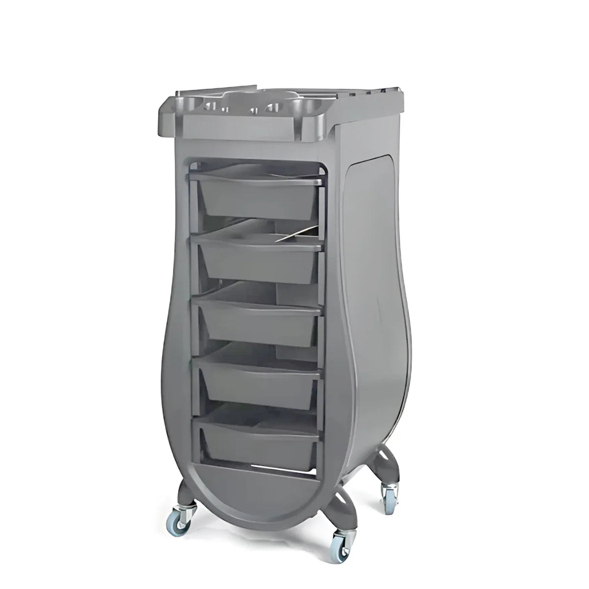 PERFECT ACTIVE  Trolley MA-3201A – Professional Salon Storage Cart with Metal Frame & 5 PVC Drawers