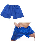 PERFECT ACTIVE"Blue Disposable Spa & Salon Shorts (50 Pcs Pack)   Extra Large Sizes