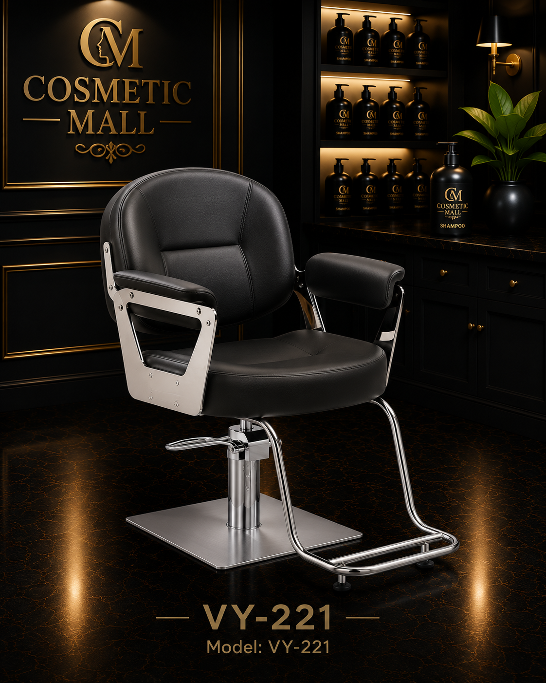 VY-221 Premium Hydraulic Salon Styling Chair