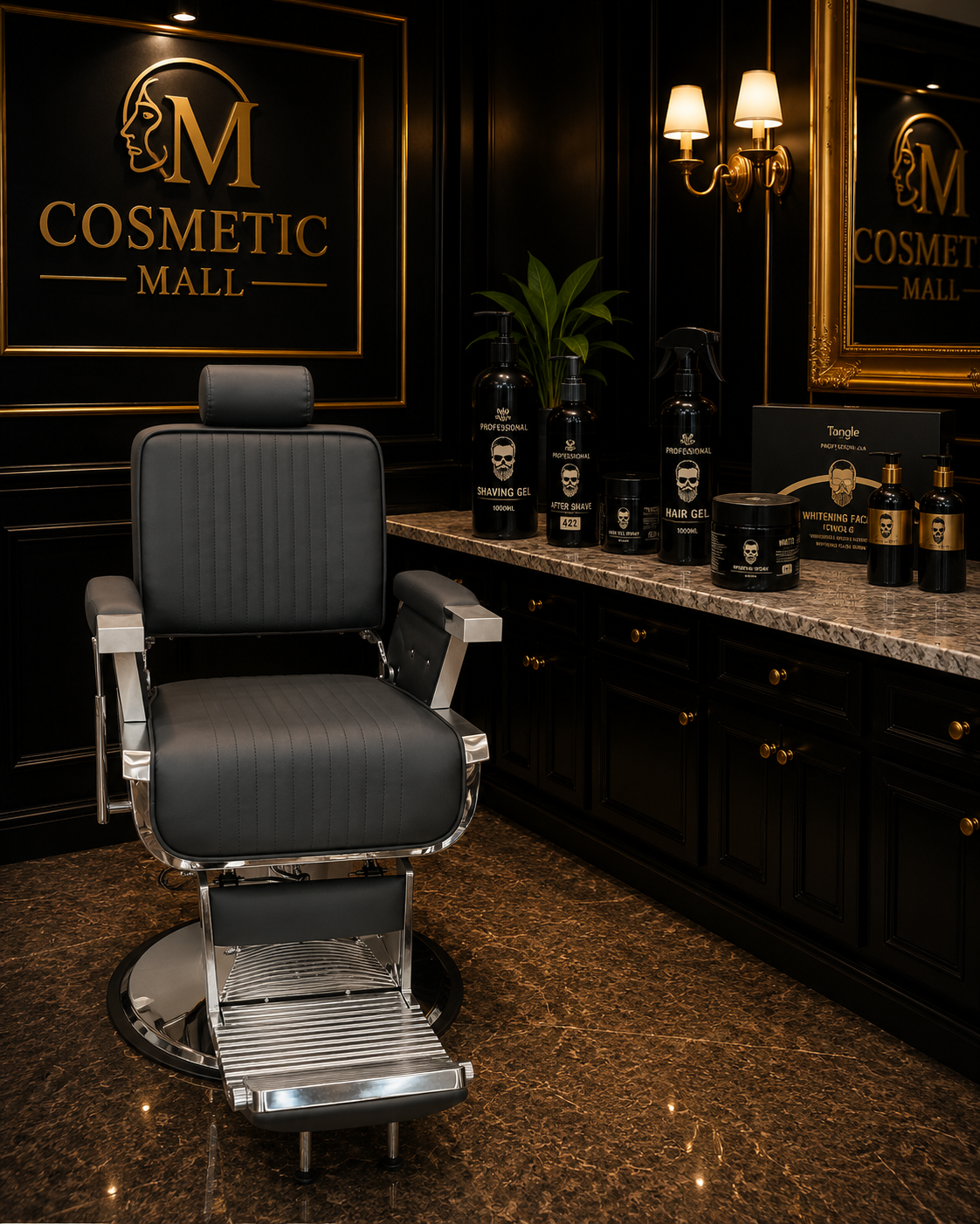 Perfect Active  BARBER CHAIR BLACK LT801