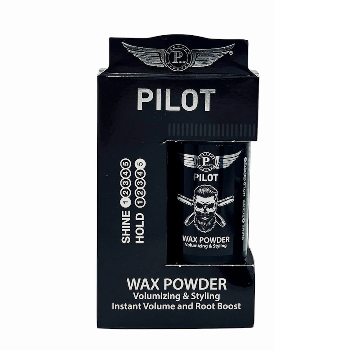 Pilot Wax Styling Powder 20g – Volumizing & Root Boosting Hair Powder for Instant Volume, Texture, and Matte Finis