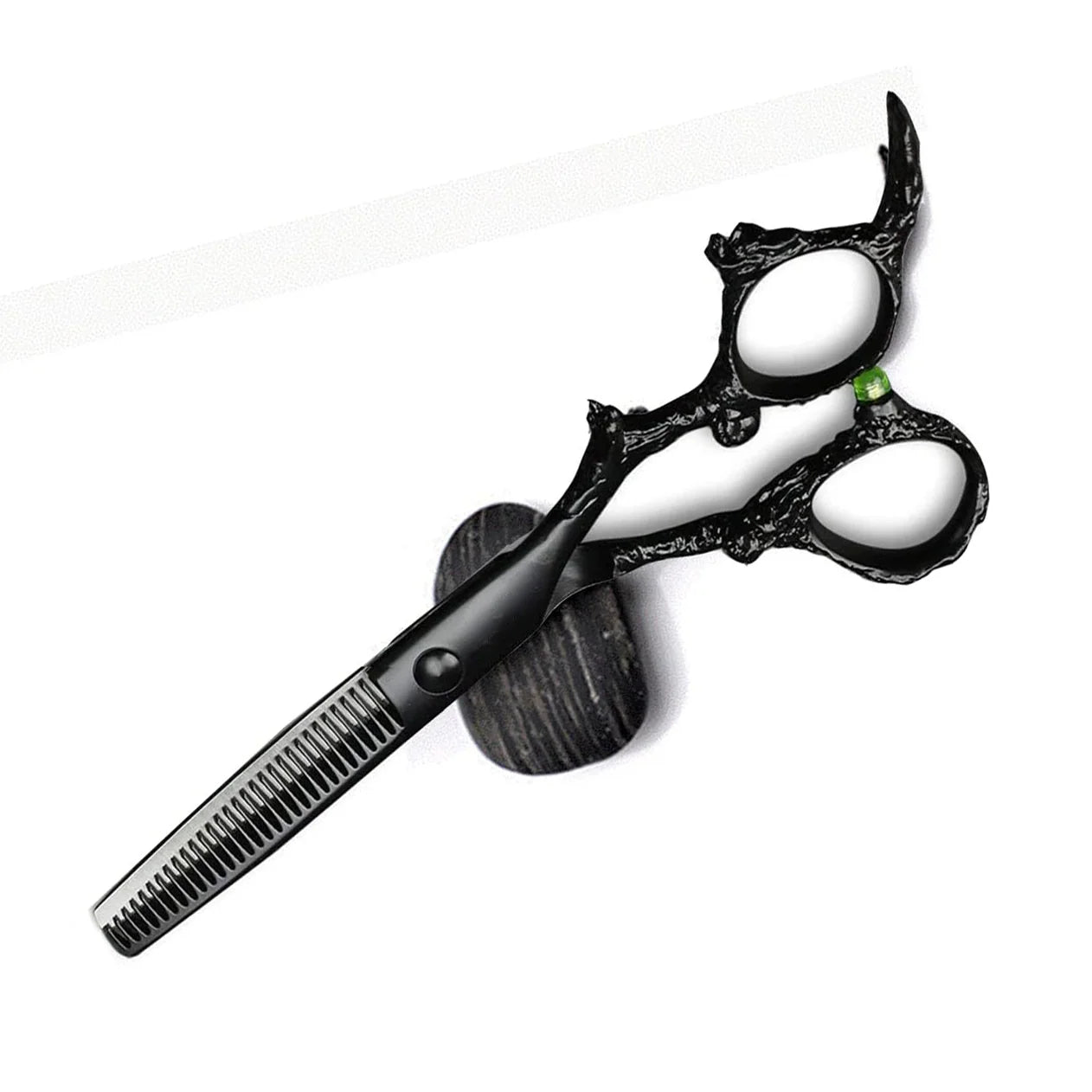 Pilot-Dragon Thinning Scissor Black 6.0 – Professional Texturizing & Thinning Shears for Barbers & Stylists