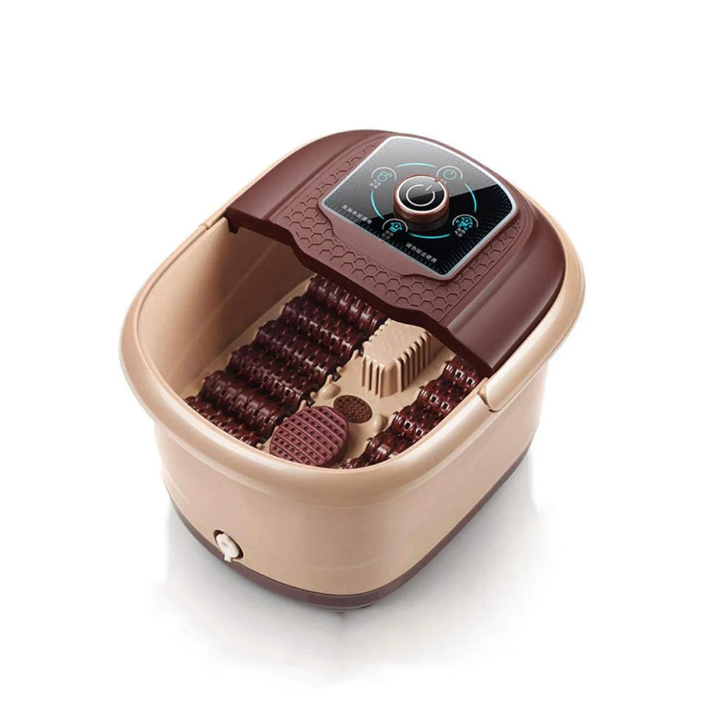Ask An Expert JRK-8861B Foot Spa Bath Massager with Heat & Bubbles, 16L Large Capacity Foot Soak Tub, PTC Fast Heating, Red Light Antibacterial, Adjustable Temperature, Foot Acupuncture Massage, Home Electric Foot Spa Machine