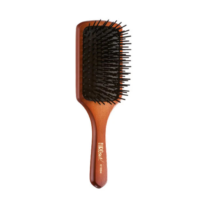 Eurostil wooden Hair Brush Paddle Cushion #01994