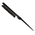 Eurostil Styling Flat Brush - Boar Bristle for Effortless Styling and Smoothing