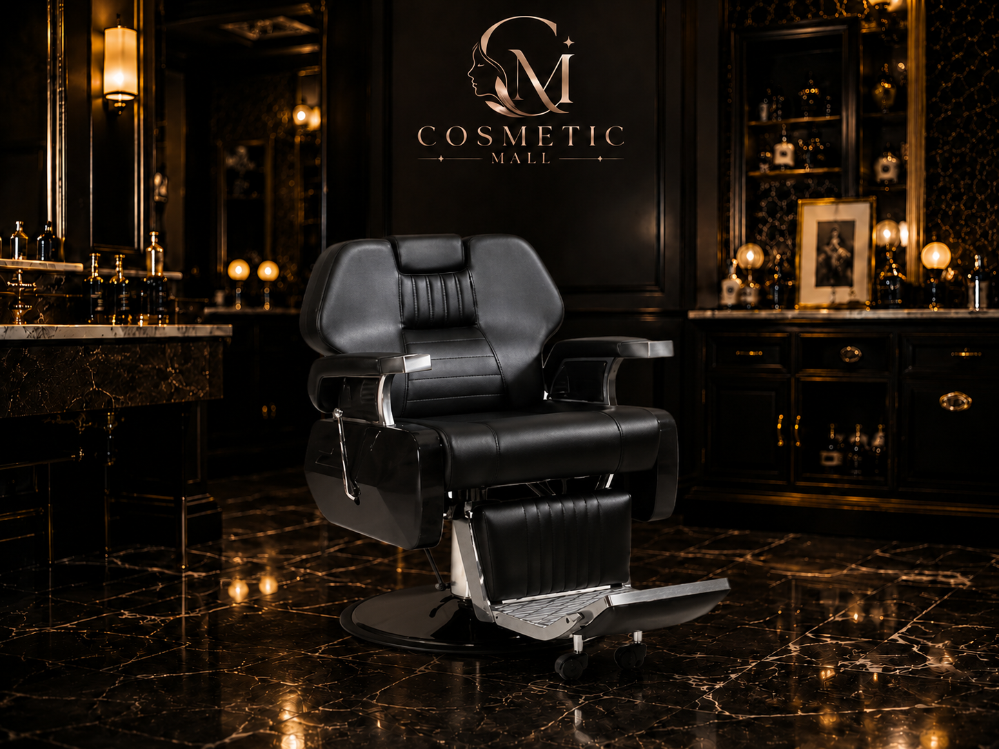 Perfect Active Professional Salon Barber Chair Black