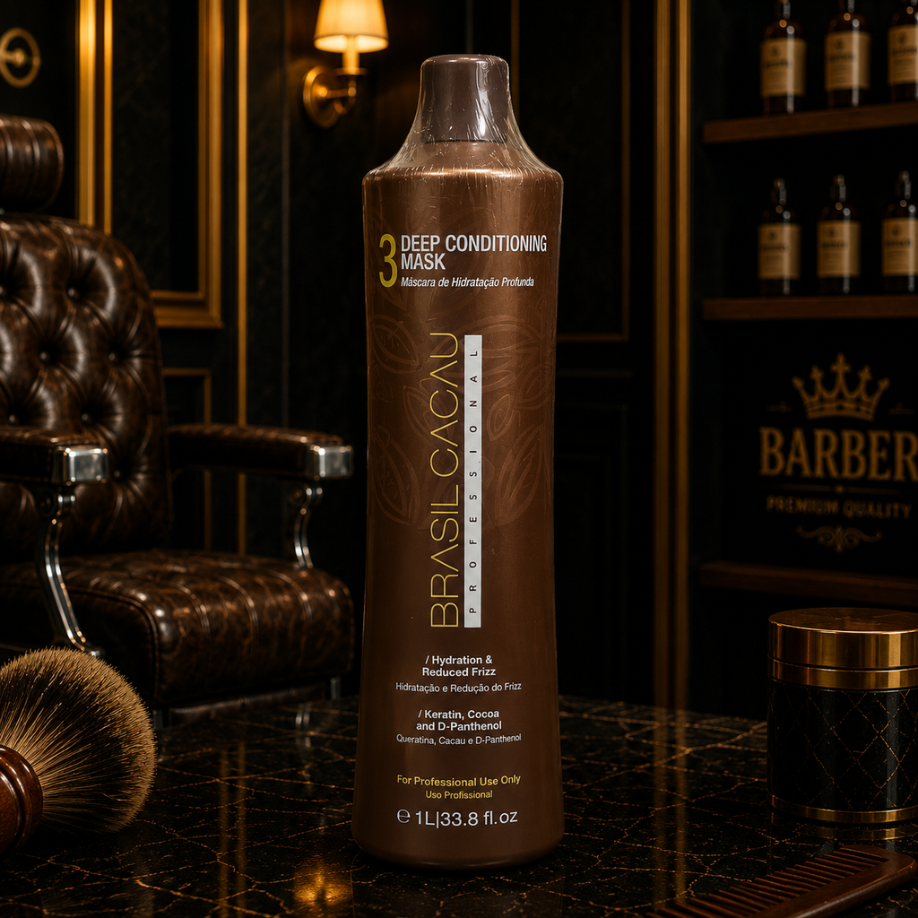 Brazilian Professional Deep Conditioning Mask 1L | Hydration & Frizz Control