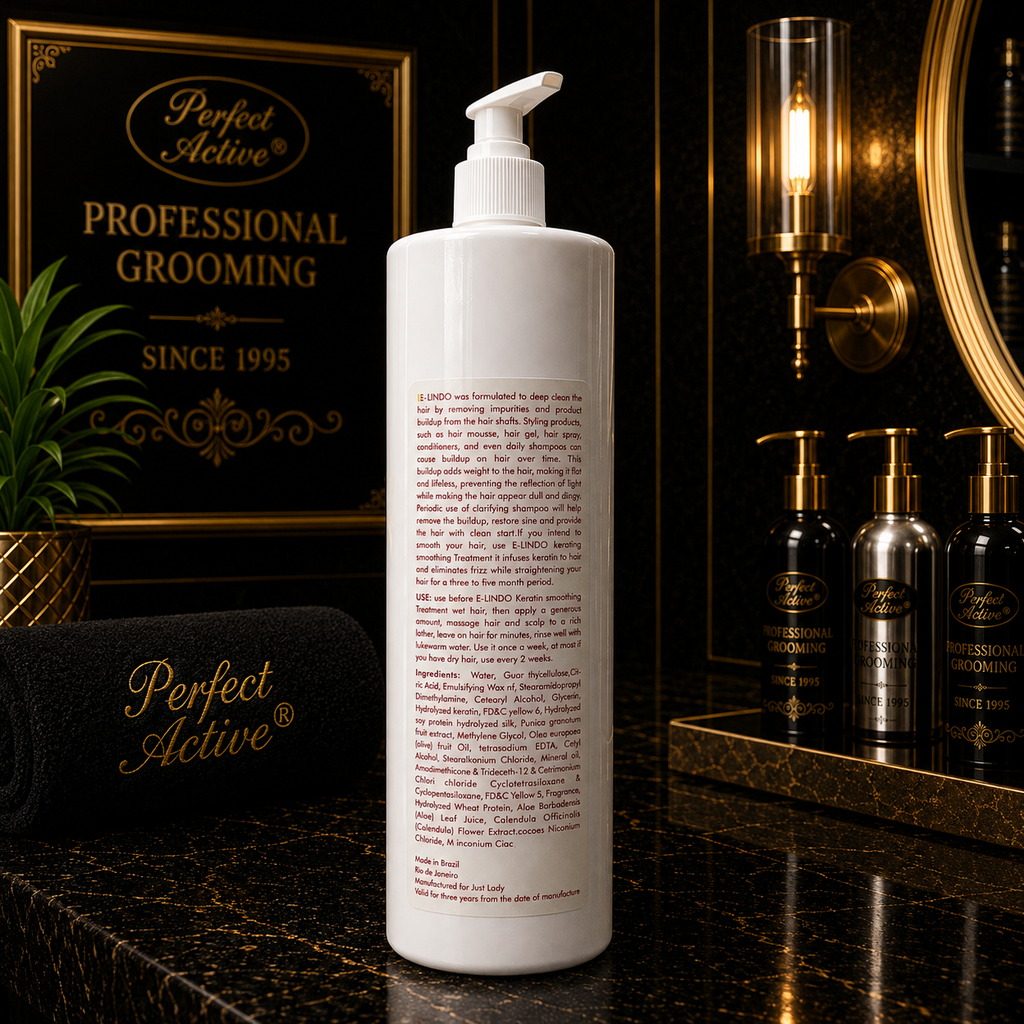 E-Lindo Keratin Hair Shampoo K1  – Professional Clarifying & Revitalizing Shampoo