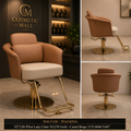 327120 – Pilot Lady Chair YG239 Gold Camel Beige