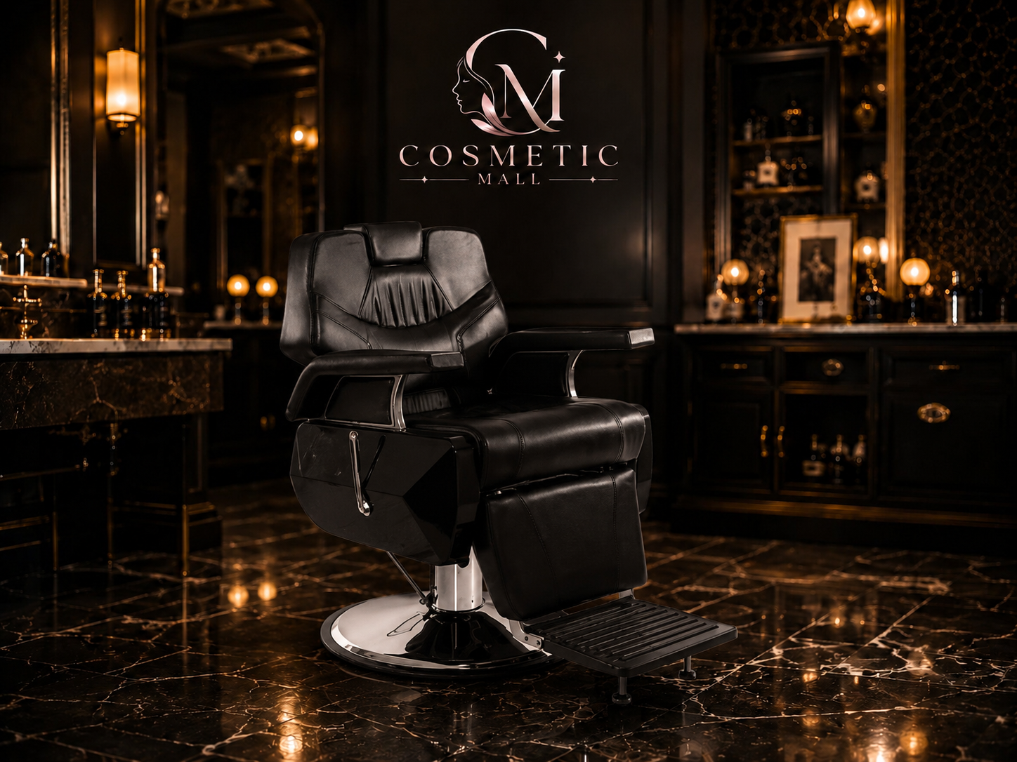 Perfect Active Professional l Barber Chair Black