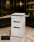 VY-ST-01W Storage Trolley | Professional White Salon Storage Cabinet