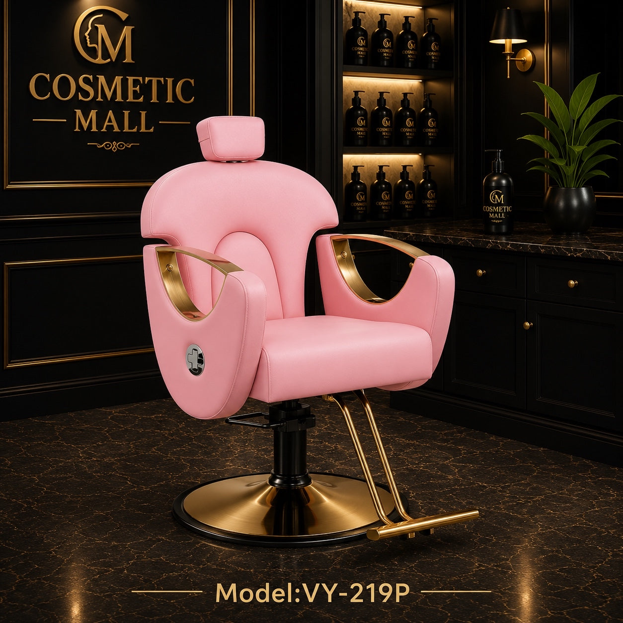 Model VY-219P – Pink Styling Chair