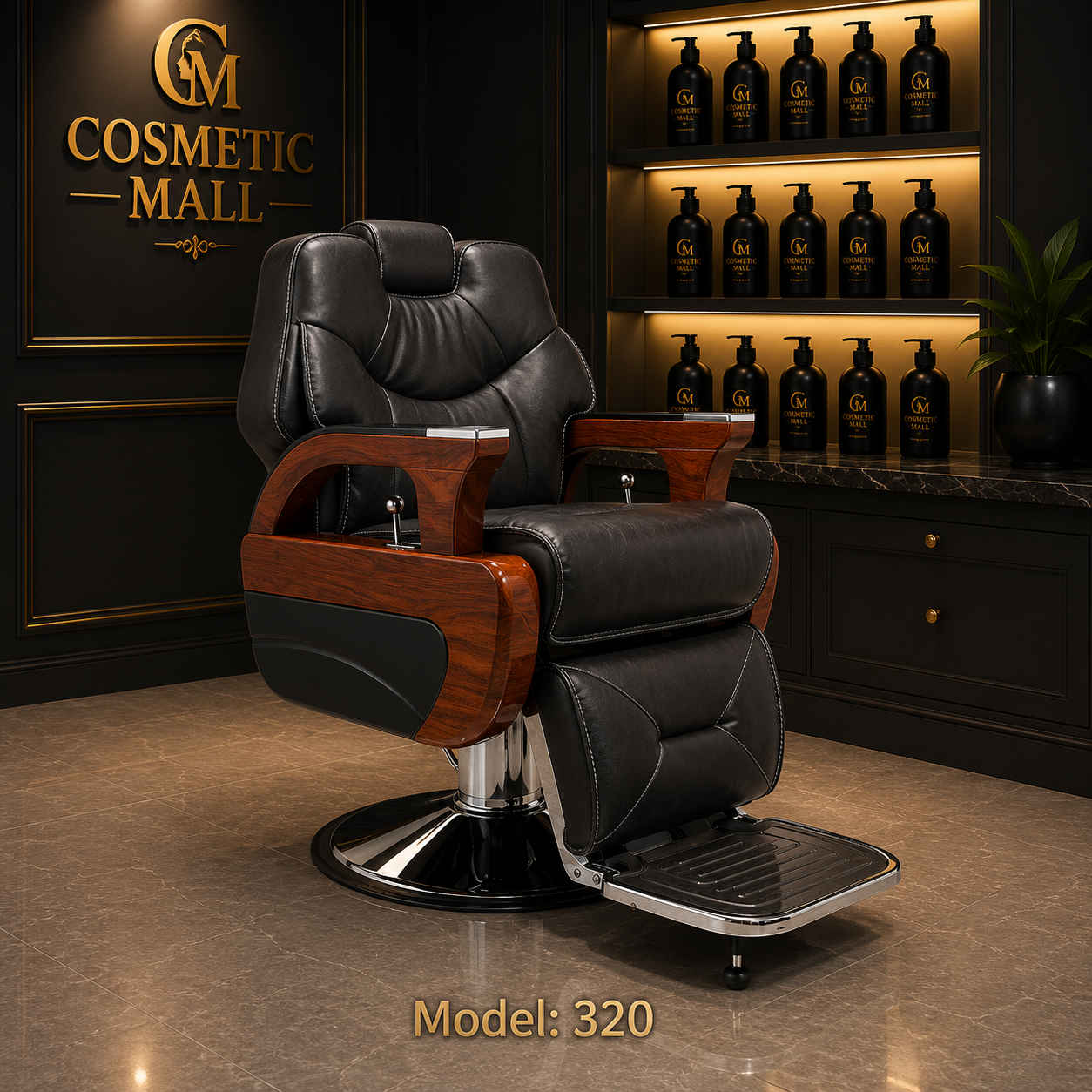 Model 320 – Luxury Barber Chair