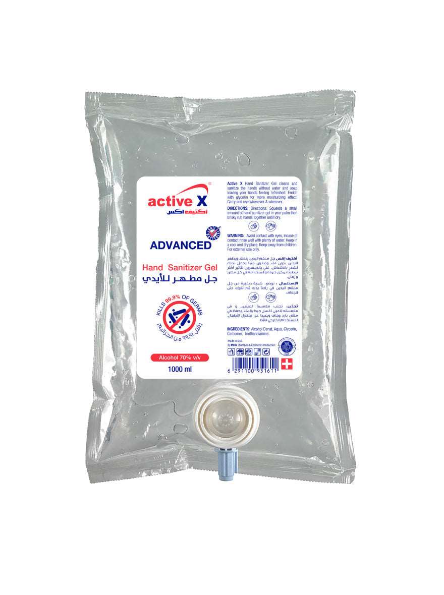 ActiveX Hand Sanitizer 1000ml Pouch