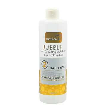 ActiveX Bubble Skin Clarifying Solution 500ml – HydraFacial & Bubble Facial Machine Treatment for Normal, Oily & Dry Skin